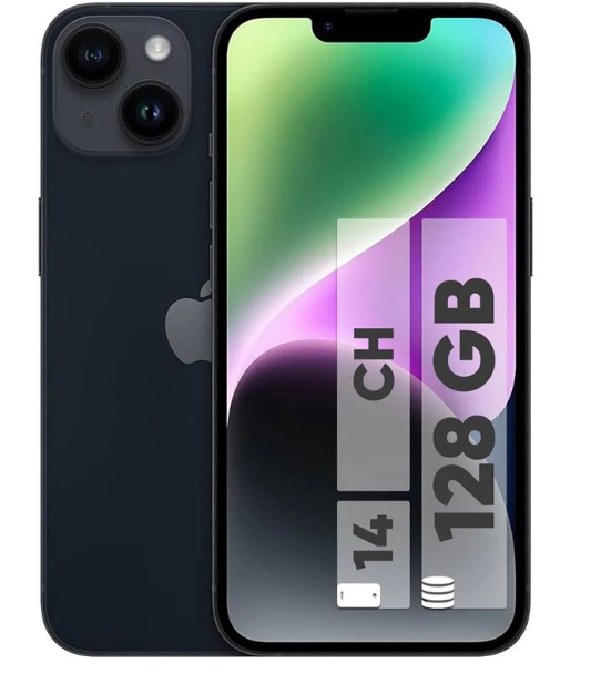 گوشی موبایل اپل مدل iPhone 14 CH دو سیم کارت ظرفیت 128 گیگابایت و رم 6 گیگابایت